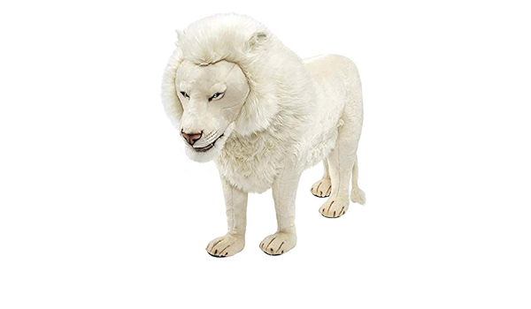 HANSA - Peluche de león Blanco con 4 Patas, 140 cm: Amazon.es ...