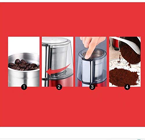 Kaffeemaschine Trockenmühle Haushalts kleine Pulvermaschine, 180W, 80g – Bild 6