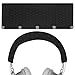 Geekria Knit Fabric Headband Cover Compatible with Bose QC35 II, QC25, QC15, QC2 Headphones, Head Cushion Replacement Repair Part, Easy DIY Installation (Black)