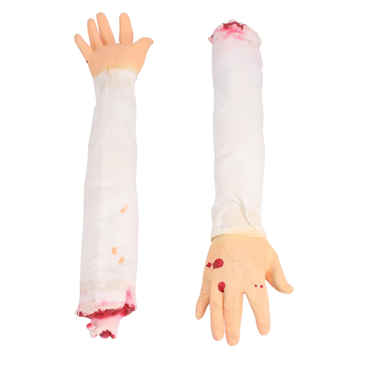 Toyvian Halloween Prosthetic Severed Hand Mitten Ornaments DIY Ornament Props Horror Props Halloween Tricky Props Creepy Halloween Decorations Spooky Props Photography Props Rubber