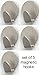 Brushed Nickel 5 MAGNETIC CLIP hooks hanger bathroom