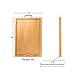 Large & Extra-Thick Bamboo Cutting Boards For Kitchen with Juice Groove-VUMM Organic Heavy Duty Chopping Board for Meat/Vegetables Fruits Serving Tray, Butcher Block, Carving Board, BPA Free