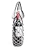 Wine Tote Gift Bag Carrier - 2 Pack - Single Bottle, Reversible, PU Leather - Collapsible Woven Mat Lies Flat as Coaster Expands to Become Netted Gift Basket Bag – by DeVine