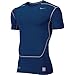NIKE Men's Dri-Fit Pro Combat Base Layer Training Shirt-Navy-2XL