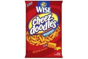 Wise Puffed Cheese Doodles Cheese Flavored Corn Snacks 9.5 oz