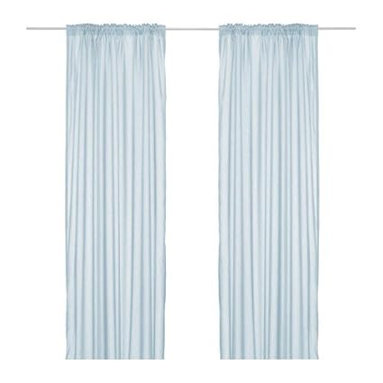 Ikea Vivan Curtain Set 2 Curtains 300 X 145 Cm With Tunnel Hem