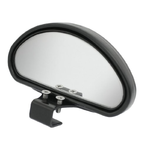 Black Car Side Blindspot Blind Spot Mirror Wide Angle View