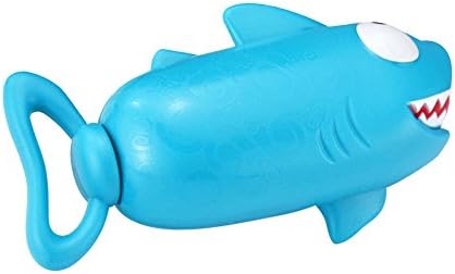 Chercherr Water Gun, Squirt Guns Mini Water Fighting Toy, Squirt Water Guns Pump Gun for Kids, Water Blaster Toy Soaker Swimming Shark Water Blaster for Summer Outdoor Party Pool Beach (Blue)