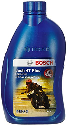 Bosch F002H23742 Josh 4T 10W 30 API SL Engine Oil for Bikes (1 L)
