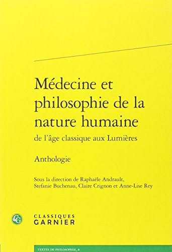 Médecine et philosophie de la nature humaine