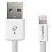 AmazonBasics Lightning to USB A Cable - MFi Certified iPhone Charger - White, 6-Foot, 2-Pack primary