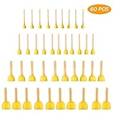 Timoo 60 Pcs Round Sponges Brush Set, Kids Painting Tools for Arts and Crafts, Stencils, Painting (4 Sizes)