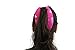 Set of Three 6.5 Inch Banana Clip Hair Clincher Interlocking Black Red Orange