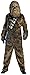 Rubie's Adult Deluxe Star Wars Chewbacca Faux-Fur Costume with Overhead Latex Mask, As Shown, X-Large