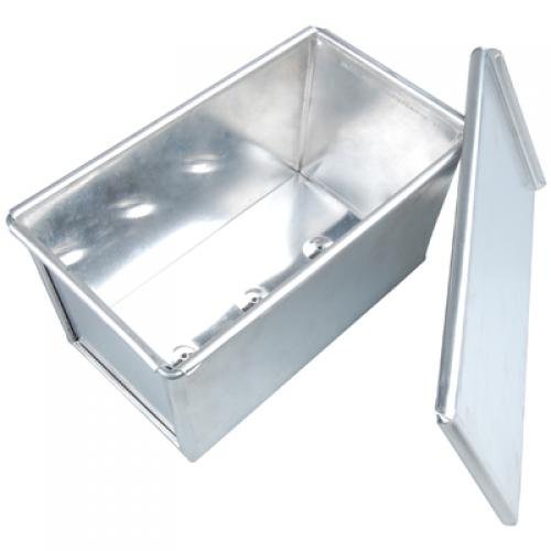 BREAD LOAF TIN PAN BOX PULLMAN 750g SANDWICH LOAF WITH LID COVER