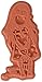DOCrafts GOR907304 Santoro Rubber Stamps, No. 4 Forget Me Not, Red