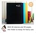 FILE PLUS DO Folder for Musicians, Sheet Music Folder, Band Folder, Writable, Spiral-Bound, US LETTER / A4 Size, 30 Sleeves, 60 Pages (Black)