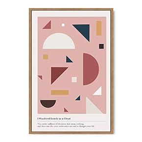 signwin Framed Canvas Wall Art Geometric Illustration Canvas...