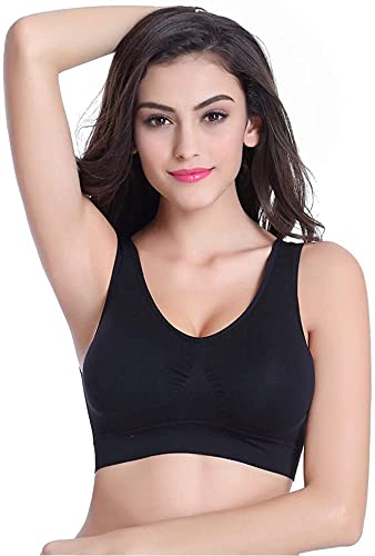 JYRhenium Women Daily Bra Wirefree Stretchy Bra Plus Size