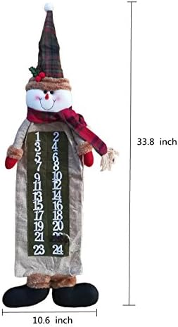 Christmas Snowmen Advent Calendar Decorations Countdown to Christmas Fabric Advent Calendar as Children Christmas Gifts A032B