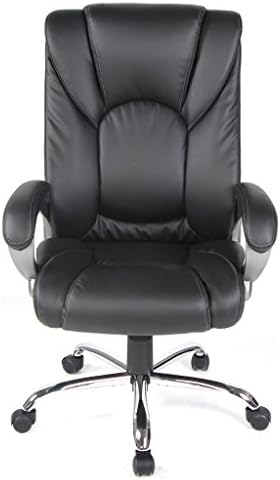 Viva Chair High Back High Performance PU Leather Executive Office Chair ,Black (ergo9311)