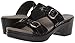 Dansko Women's Sophie Slide Sandal Black Drizzle Suede 39 M EU (8.5-9 US)