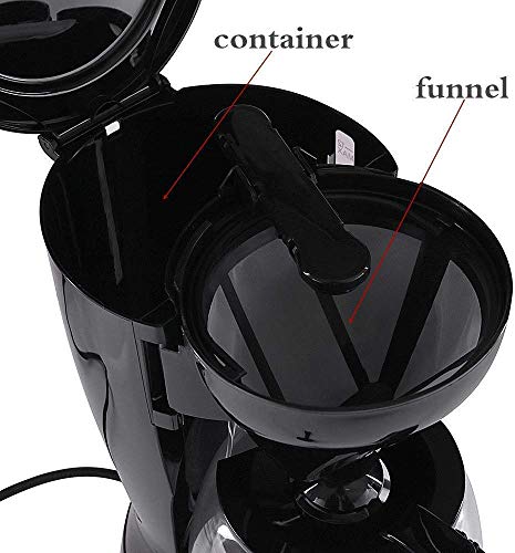 YAeele Kaffeemaschine, Kaffee-Maschine Automatische amerikanische Drip Kaffeemaschine Home Office Tee Maschine Tee… – Bild 6