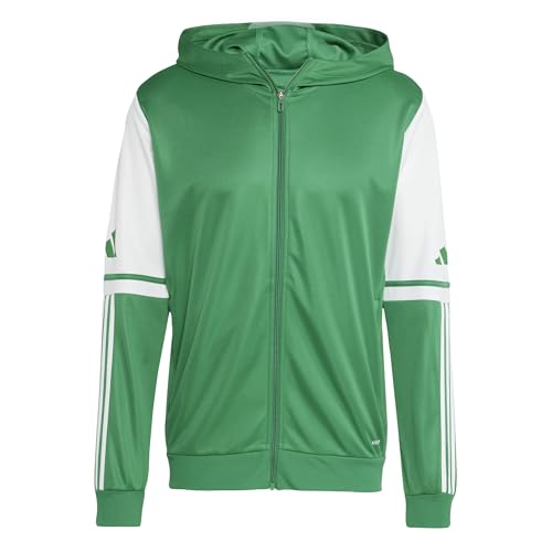 adidas Mens Squadra25 Hoody Sweatshirt, team green/white, XL Tall
