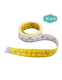 Cinta métrica   cinta métrica   60 pulgadas resistente profesional suave cinta métrica herramientas   2 unidades