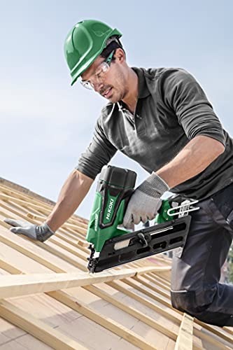 HiKOKI Akku Streifen Nagler 34° NR1890DBCL (18V, Li-Ion, Brushless, Transportkoffer, Schutzbrille, inkl. 2x 5.0 Ah Akkus… – Bild 4