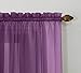 No. 918 Calypso Sheer Voile Rod Pocket Curtain Panel, 59