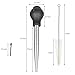 Home Servz 18/8 Stainless Steel Silicone Bulb Turkey Basters Syringe - Injector Needle with Cleaning Brush