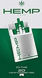 Hemp Toke - High Quality Premium Organic Herbal Hempette - 20 Count Pack - Tobacco & Nicotine Free Alternative - Quit Smoking Remedy