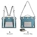 ECOSUSI Ladies Faux Leather Briefcase Shoulder Laptop Messenger Bags Satchel Bag Cambridge Backpack Fit 14