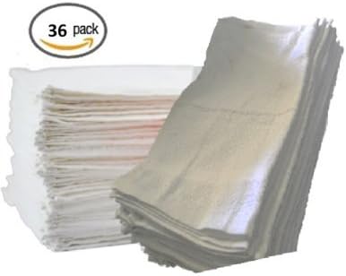 Egyptian Towels 36 Washcloths - White