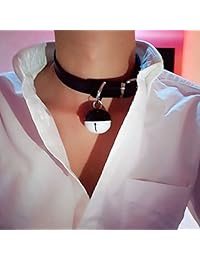 Super Q - Gargantilla de piel hecha a mano para cosplay con diseño de gatito