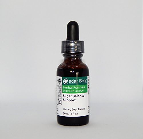 Sugar Balance Support 1 Fl Oz - Liquid Herbal Supplement by Cedar Bear Naturales