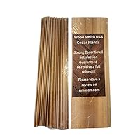 Wood Smith USA Cedar Wood Panels|Drawer Liners|Clothing Storage|Moth Protection|Natural|Non Toxic|Let Nature Do The Job! 10 Pack