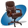 La-Z-Boy Delano Big & Tall Executive Office Chair | High Back Ergonomic Lumbar Support, Bonded Leather, Brown | 45833…