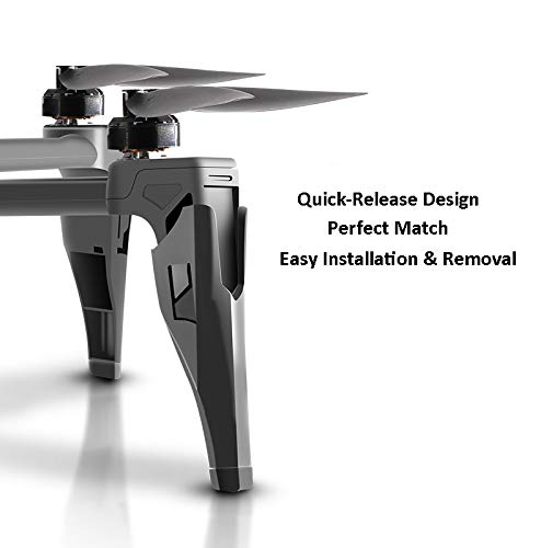 Anbee Anafi Drone Height Extension Landing Gear / Feet Pack for Parrot Anafi 4K HDR Camera Drone (Black)