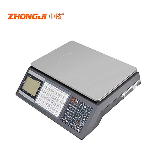 ZHONGJI Communication Scale 66lb / 30kg, Used for Food,Meat Fruit,Retail, can be Connected to The Cash Register