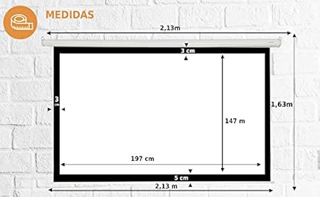 Pantalla de proyeccion Manual Luxscreen 100