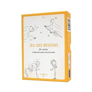 Comitys | Jeu des Besoins | 64 Cartes d’Alphabétisation Émotionnelle | Outil Pédagogique | Communication Non-Violente CNV | Expression des Besoins | Coaching, Formations, Thérapie, Écoles