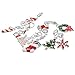 Souarts Mixed Christmas Charms Pendants for Necklace Making (20pcs clip on charms)
