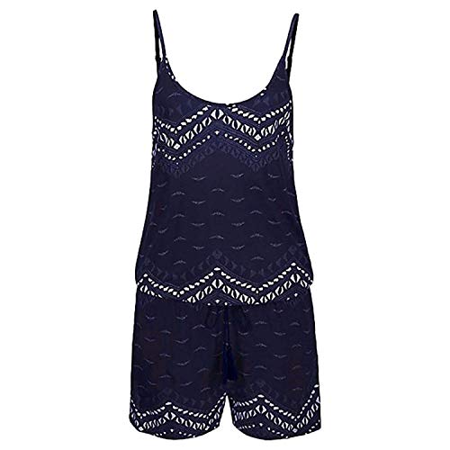 Boomboom Women Jumpsuits, Women Casual Summer Floral Jumpsuit Romper (S, A)