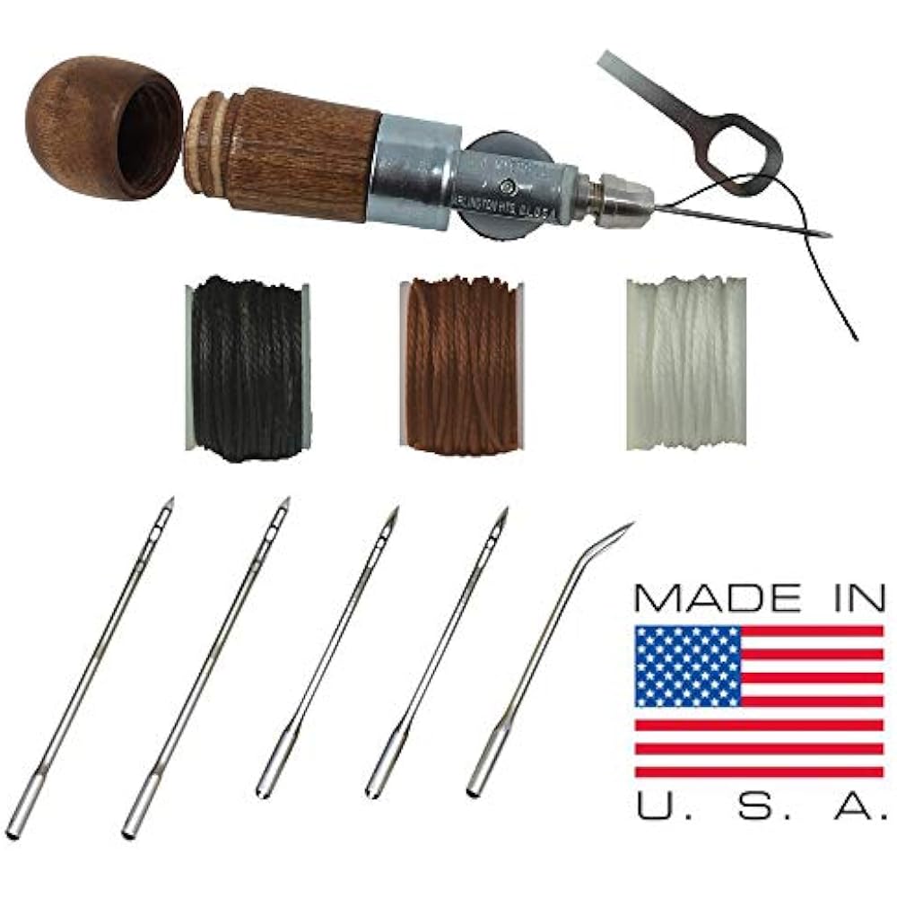 Professional Leathercraft Accessories, Sewing, Stitching Awl Tool Kit