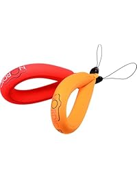 Flotador para cámara sumergible (paquete de 2 unidades) con correa para cámaras GoPro Panasonic sumergibles Lumix Nikon COOLPIX AW110 Canon PowerShot D20 Fujifilm FinePix Olympus Tough Sony - Abróchese el cinturón a la muñeca y evite que su dispositivo se