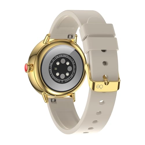Clōe Pulse Smartwatch para Mujer con Llamadas Bluetooth, Pantalla AMOLED, IA Integrada, Monitoreo de Salud, Más de 100 Deportes, Notificaciones Inteligentes, IP68 y Correa de Silicón