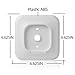 Wall Plate Bracket Cover for Ecobee3 lite Smart Wi-Fi Thermostat (White), Bigger and Thicker