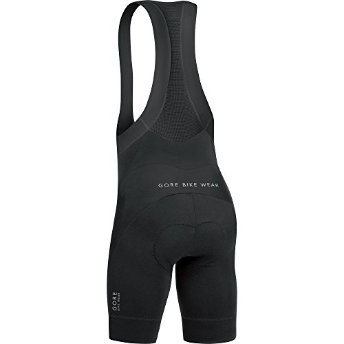 GORE BIKE WEAR, Men´s, Cycling Short Tights with Suspenders, Padded, Gore Selected Fabrics, Power Short+, Size L, Black, WSPOWE